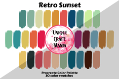 Retro Sunset Circle Design Product Image 2