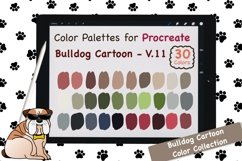 Procreate Color Palette-Bulldog Cartoon V.11 Product Image 1