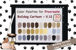 Procreate Color Palette-Bulldog Cartoon V.12 Product Image 1
