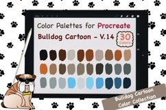 Procreate Color Palette-Bulldog Cartoon V.14 Product Image 1