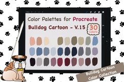 Procreate Color Palette-Bulldog Cartoon V.15 Product Image 1