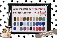 Procreate Color Palette-Bulldog Cartoon V.16 Product Image 1