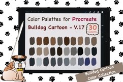 Procreate Color Palette-Bulldog Cartoon V.17 Product Image 1