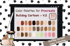 Procreate Color Palette-Bulldog Cartoon V.2 Product Image 1