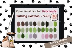 Procreate Color Palette-Bulldog Cartoon V.20 Product Image 1