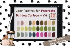 Procreate Color Palette-Bulldog Cartoon V.4 Product Image 1