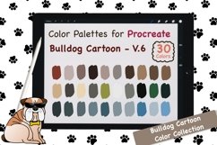 Procreate Color Palette-Bulldog Cartoon V.6 Product Image 1