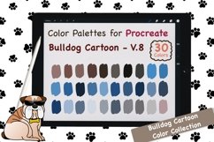 Procreate Color Palette-Bulldog Cartoon V.8 Product Image 1