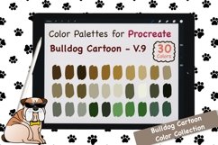 Procreate Color Palette-Bulldog Cartoon V.9 Product Image 1