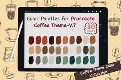 Procreate Color Palettes-Coffee V.7 Product Image 1