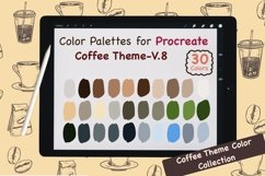 Procreate Color Palettes-Coffee V.8 Product Image 1