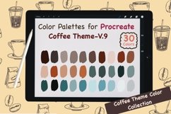 Procreate Color Palettes-Coffee V.9 Product Image 1