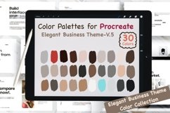 Procreate Color Palettes-Elegant biz V.5 Product Image 1