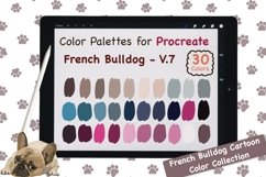 Procreate Color Palette - French Bulldog Cartoon V.7 Product Image 1