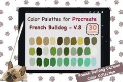 Procreate Color Palette - French Bulldog Cartoon V.8 Product Image 1