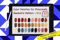 Procreate Color Palette-Geometric Pattern V.11 Product Image 1