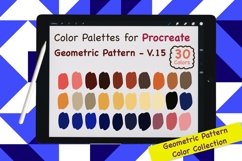 Procreate Color Palette-Geometric Pattern V.15 Product Image 1
