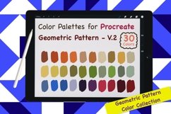 Procreate Color Palette-Geometric Pattern V.2 Product Image 1