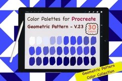 Procreate Color Palette-Geometric Pattern V.23 Product Image 1