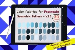 Procreate Color Palette-Geometric Pattern V.25 Product Image 1
