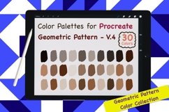 Procreate Color Palette-Geometric Pattern V.4 Product Image 1