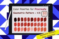 Procreate Color Palette-Geometric Pattern V.5 Product Image 1