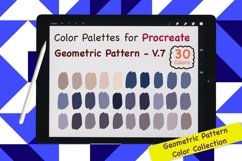 Procreate Color Palette-Geometric Pattern V.7 Product Image 1