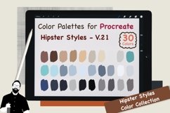 Procreate Color Palettes - Hipster Style V.21 Product Image 1