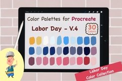 Procreate Color Palettes set - Labor Day - V.4 Product Image 1