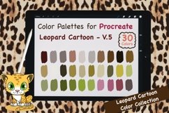 Procreate Color Palette-Leopard Cartoon V.5 Product Image 1