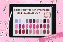 Procreate Color Palettes-Pink V.5 Product Image 1