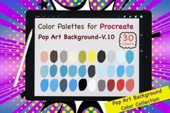 Procreate Color Palettes - Pop Art Background V.10 Product Image 1