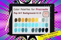 Procreate Color Palettes - Pop Art Background V.13 Product Image 1