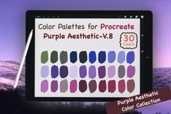 Procreate Color Palettes-Purple V.8 Product Image 1