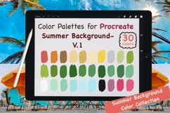 Procreate Color Palettes-Summer Background V.1 Product Image 1