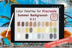 Procreate Color Palettes-Summer Background V.11 Product Image 1