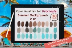 Procreate Color Palettes-Summer Background V.12 Product Image 1