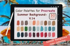 Procreate Color Palettes-Summer Background V.14 Product Image 1