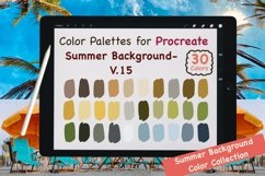 Procreate Color Palettes-Summer Background V.15 Product Image 1