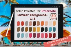 Procreate Color Palettes-Summer Background V.16 Product Image 1