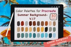 Procreate Color Palettes-Summer Background V.17 Product Image 1