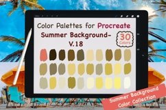 Procreate Color Palettes-Summer Background V.18 Product Image 1