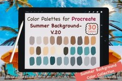 Procreate Color Palettes-Summer Background V.20 Product Image 1