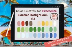 Procreate Color Palettes-Summer Background V.3 Product Image 1