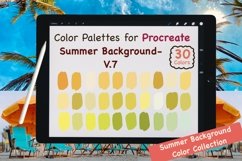 Procreate Color Palettes-Summer Background V.7 Product Image 1