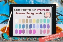 Procreate Color Palettes-Summer Background V.8 Product Image 1