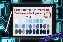 Procreate Color Palettes - Technology Background V.18 Product Image 1