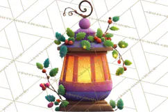 Christmas Clipart PNG, Bold Holiday Characters & Decor Product Image 2