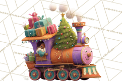 Christmas Clipart PNG, Bold Holiday Characters &amp; Decor Product Image 3