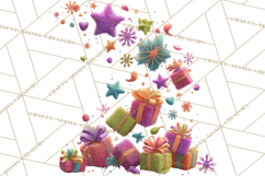 Christmas Clipart PNG, Bold Holiday Characters &amp; Decor Product Image 3
